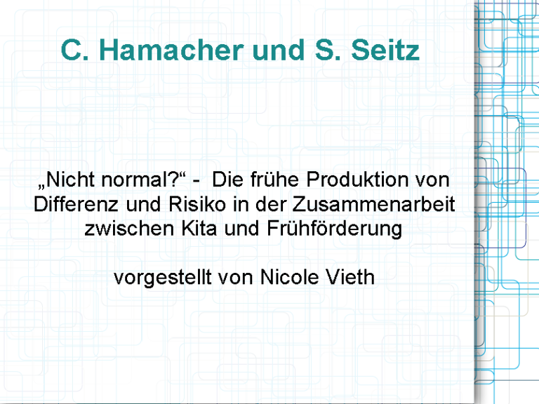 Nicht normal _Hamacher, Seitz_Seite_01